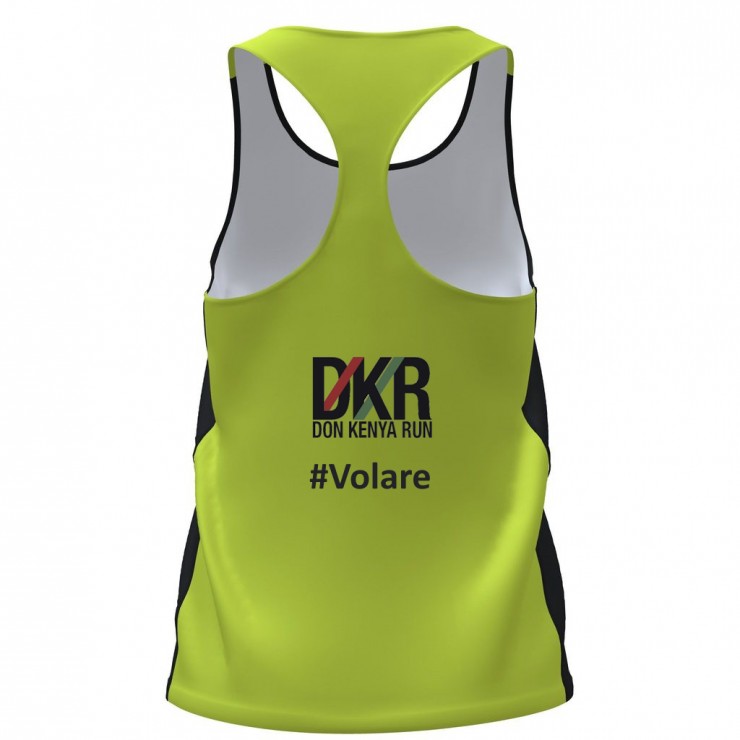 DKR WOMEN - sleeveless black lime